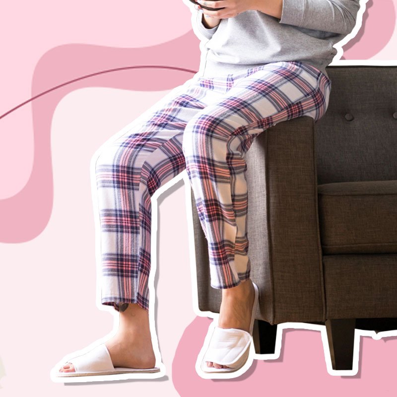 Fdfklak New Plaid Cotton Ladies Pajama Pants Pyjama Trousers Women Sleep  Bottoms Lounge Wear Sleep Pants Spring Summer Q1311  Sleep Bottoms   AliExpress