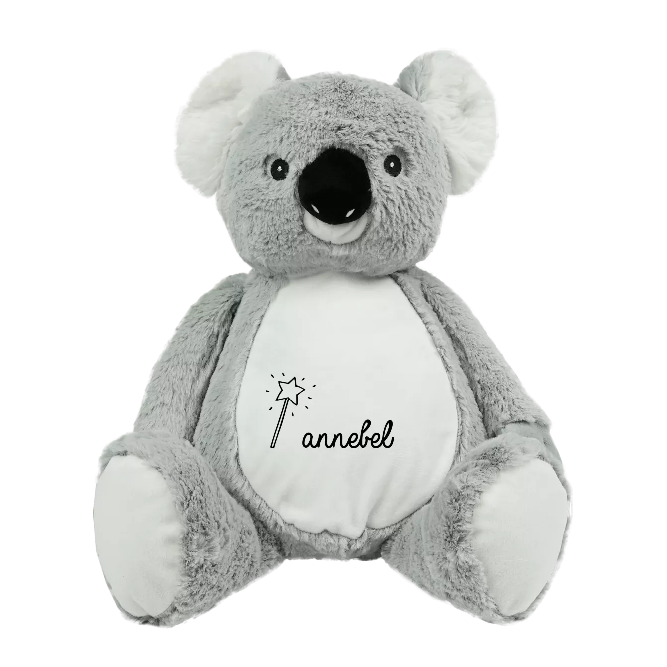 Stuffed koala with name Bulbby