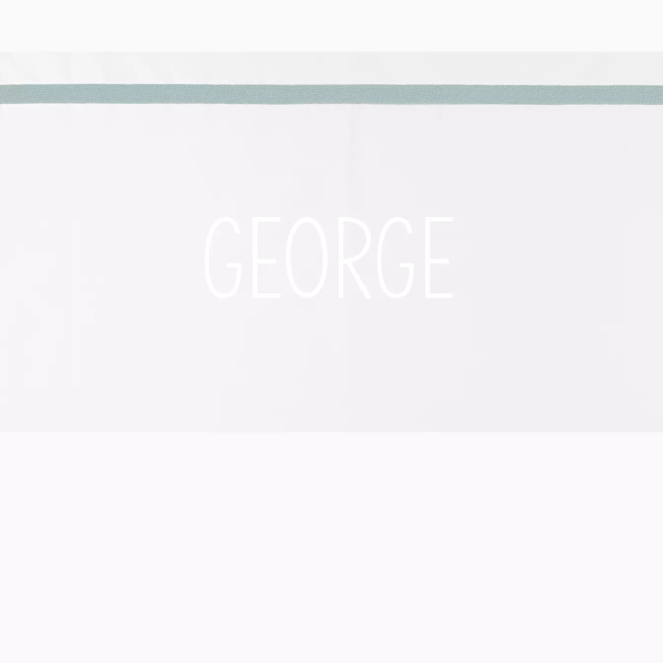 George cot shop sheets