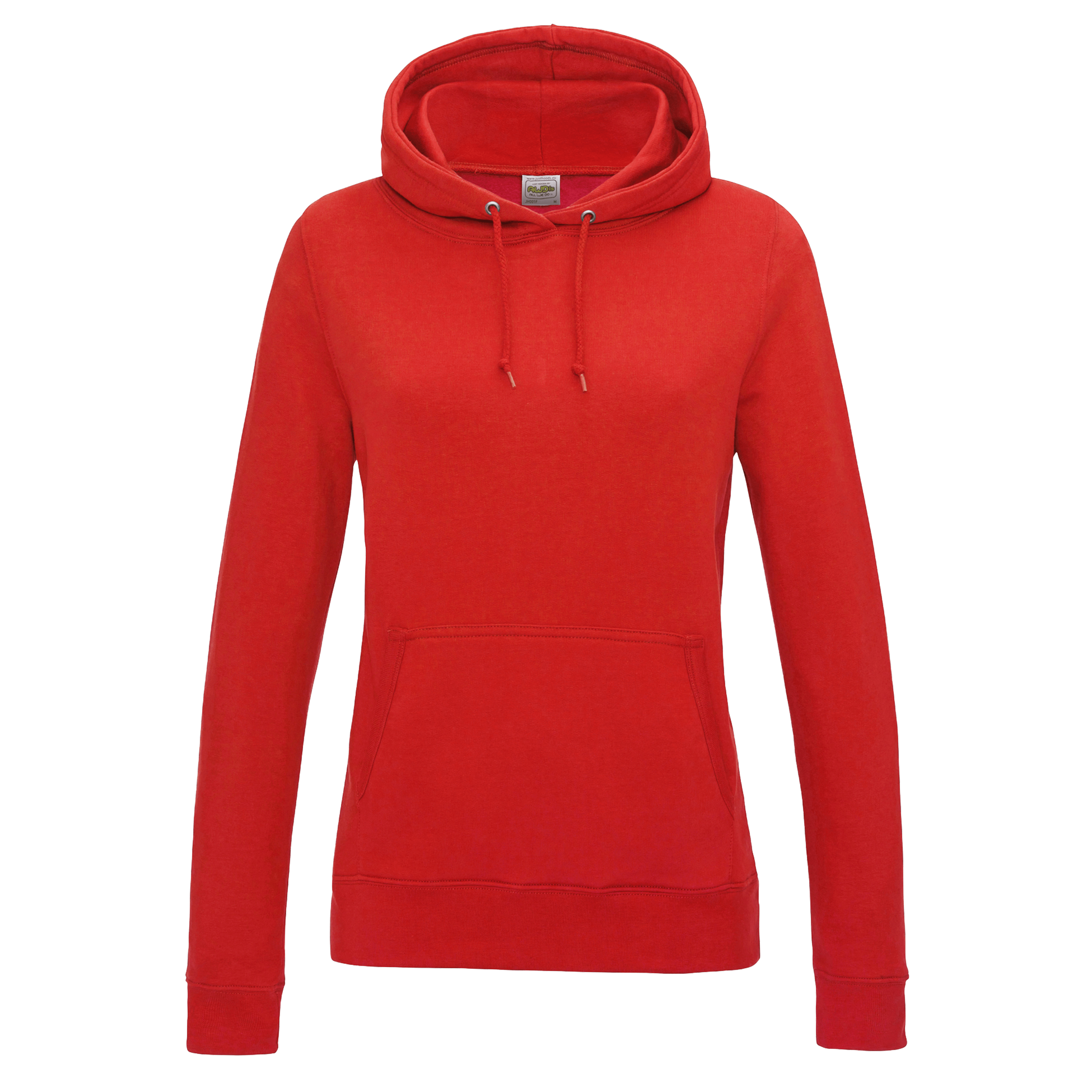 capuchonsweater-dames-rood-voorkant