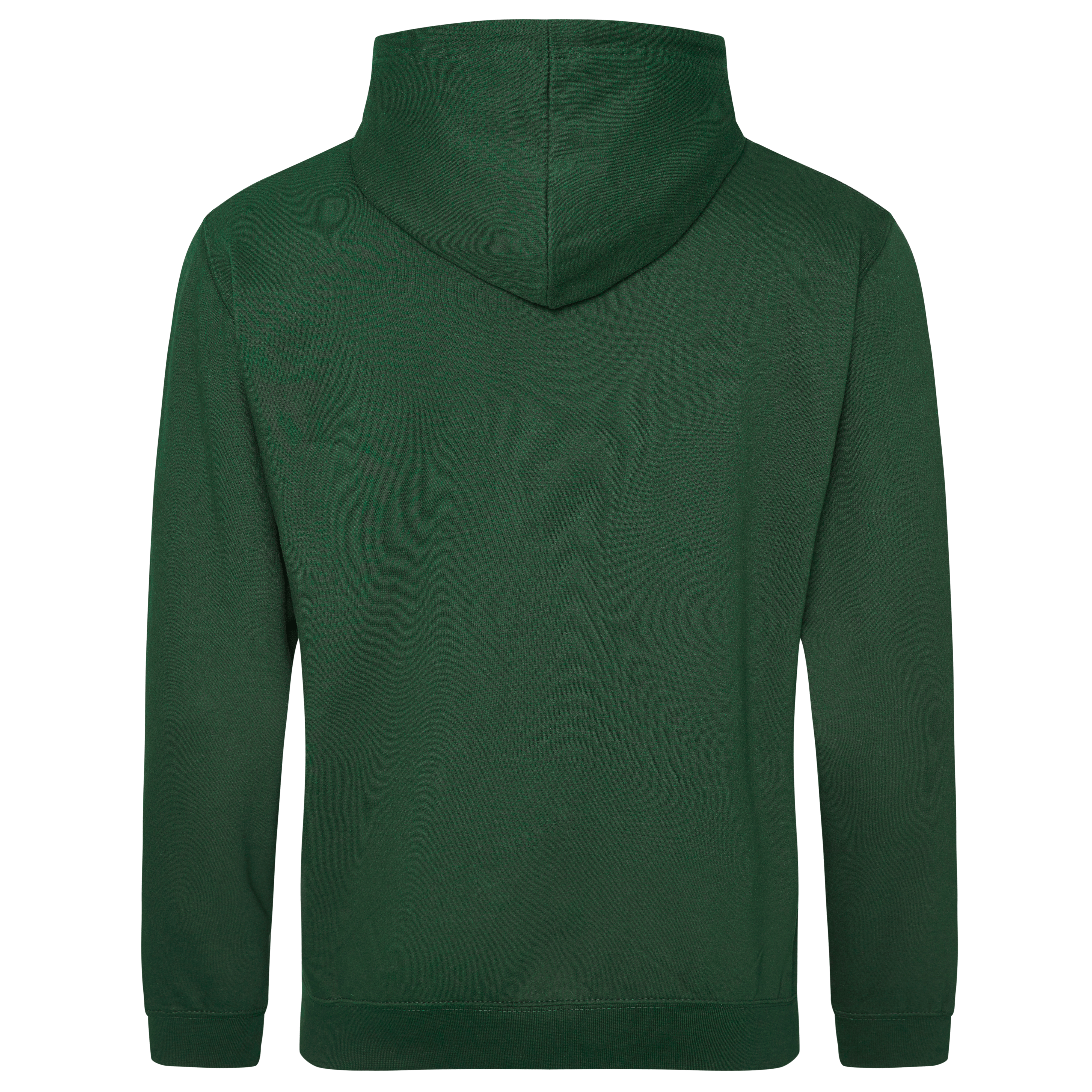 capuchonsweater-heren-donker-groen-achterkant