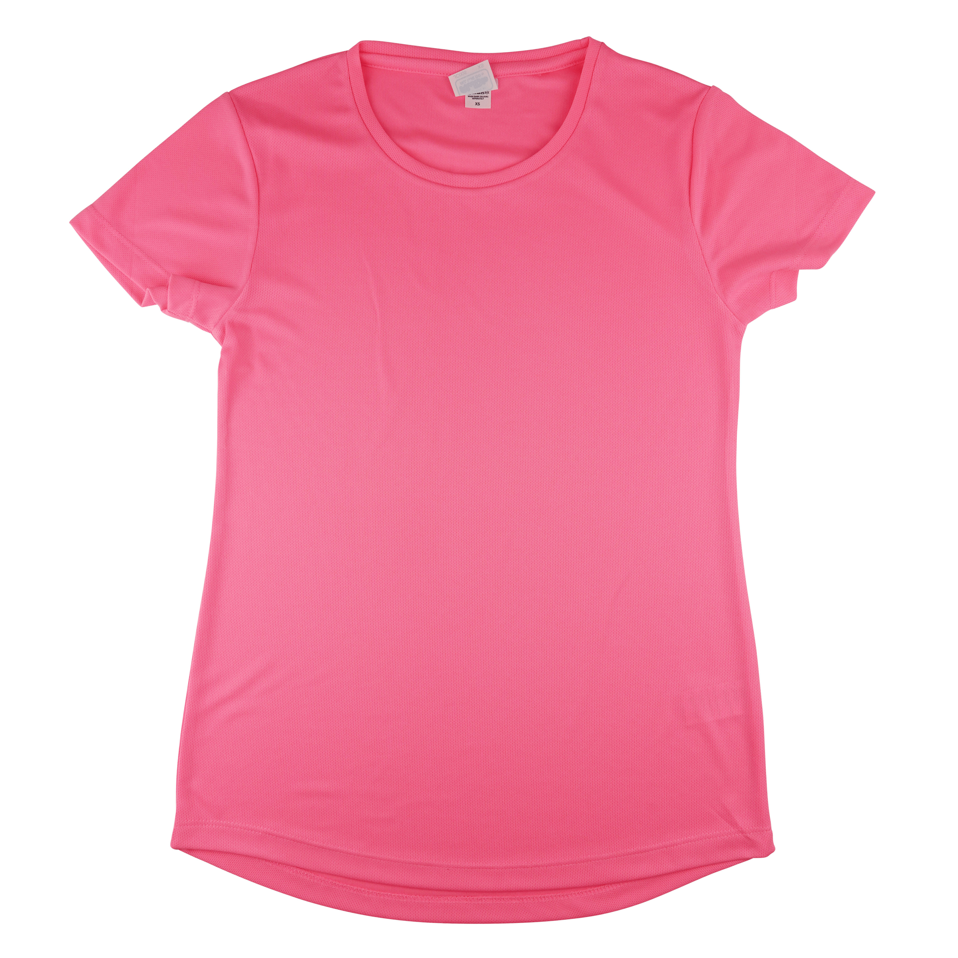 sport-shirt-dames-neon-roze-voorkant