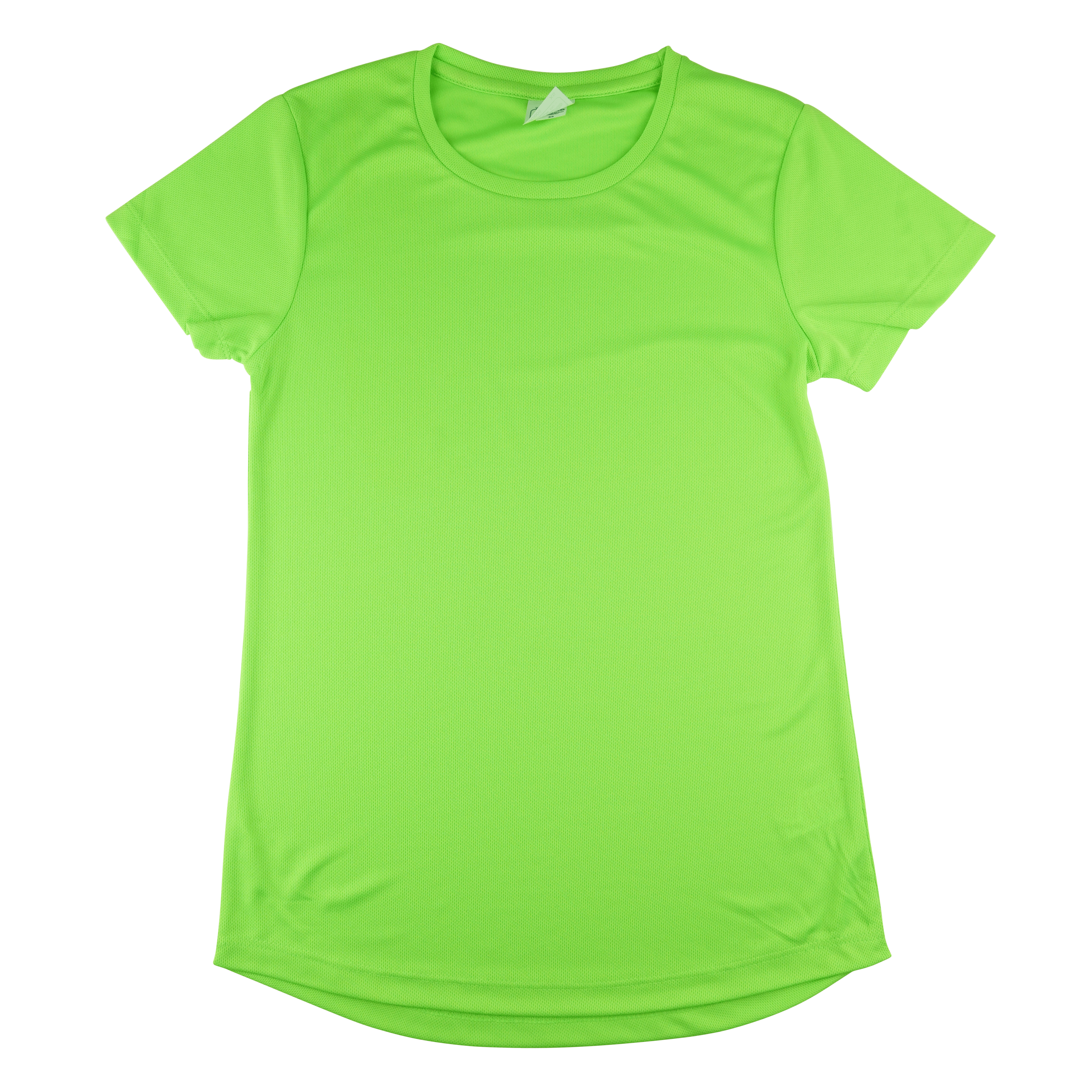 sport-shirt-dames-neon-groen-voorkant