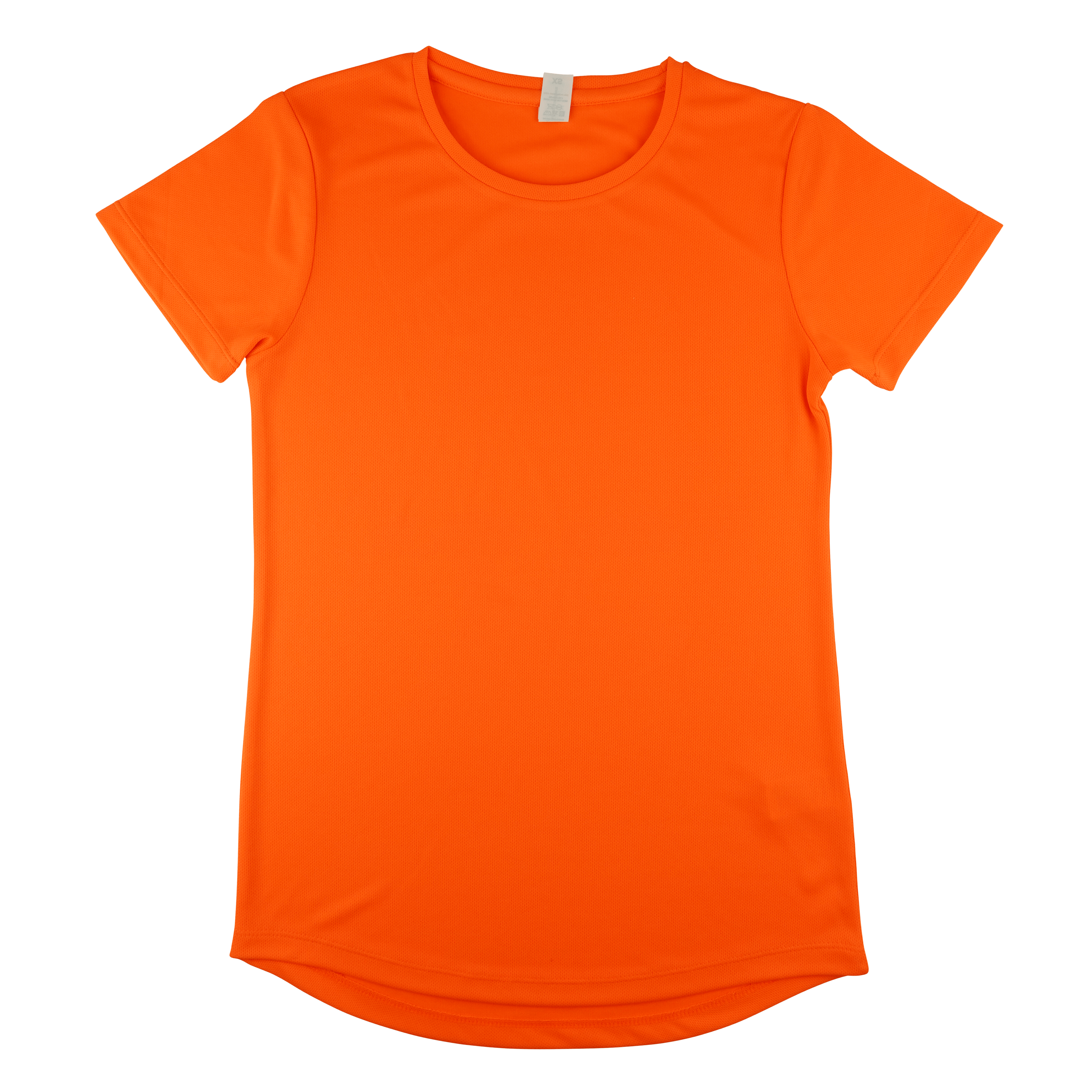 sport-shirt-dames-neon-oranje-voorkant