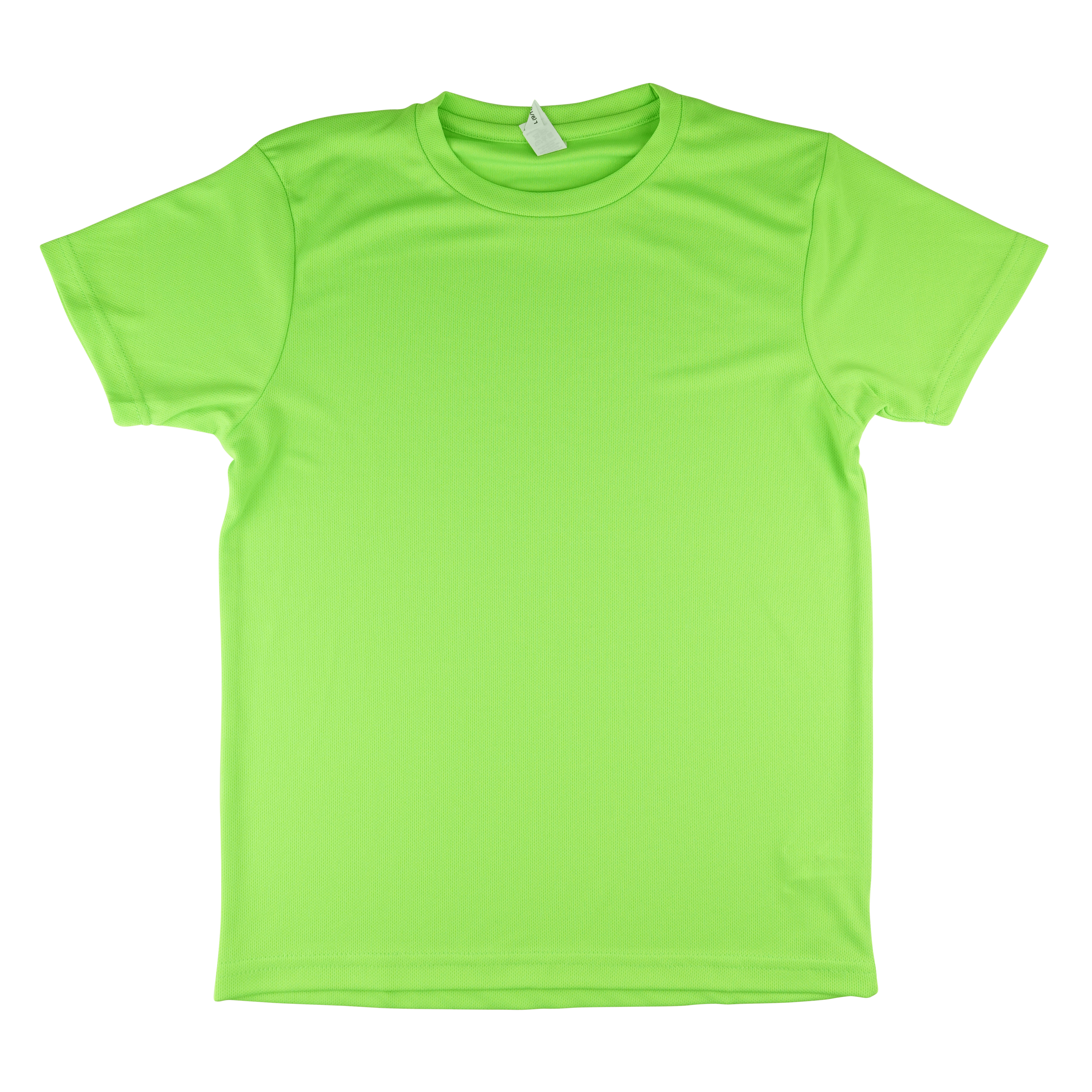 sport-shirt-kids-heren-neon-groen-voorkant