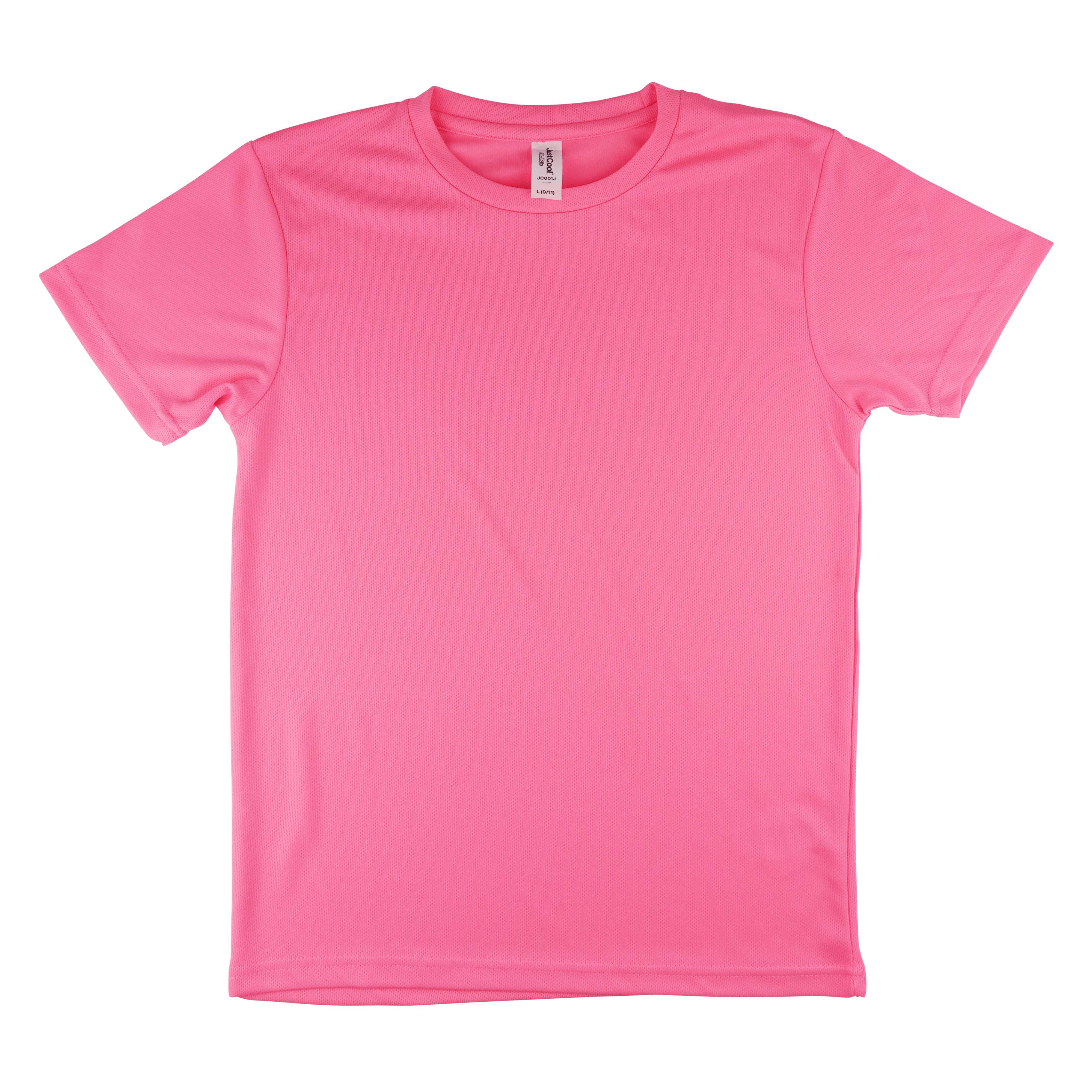 sport-shirt-kids-neon-roze-voorkant