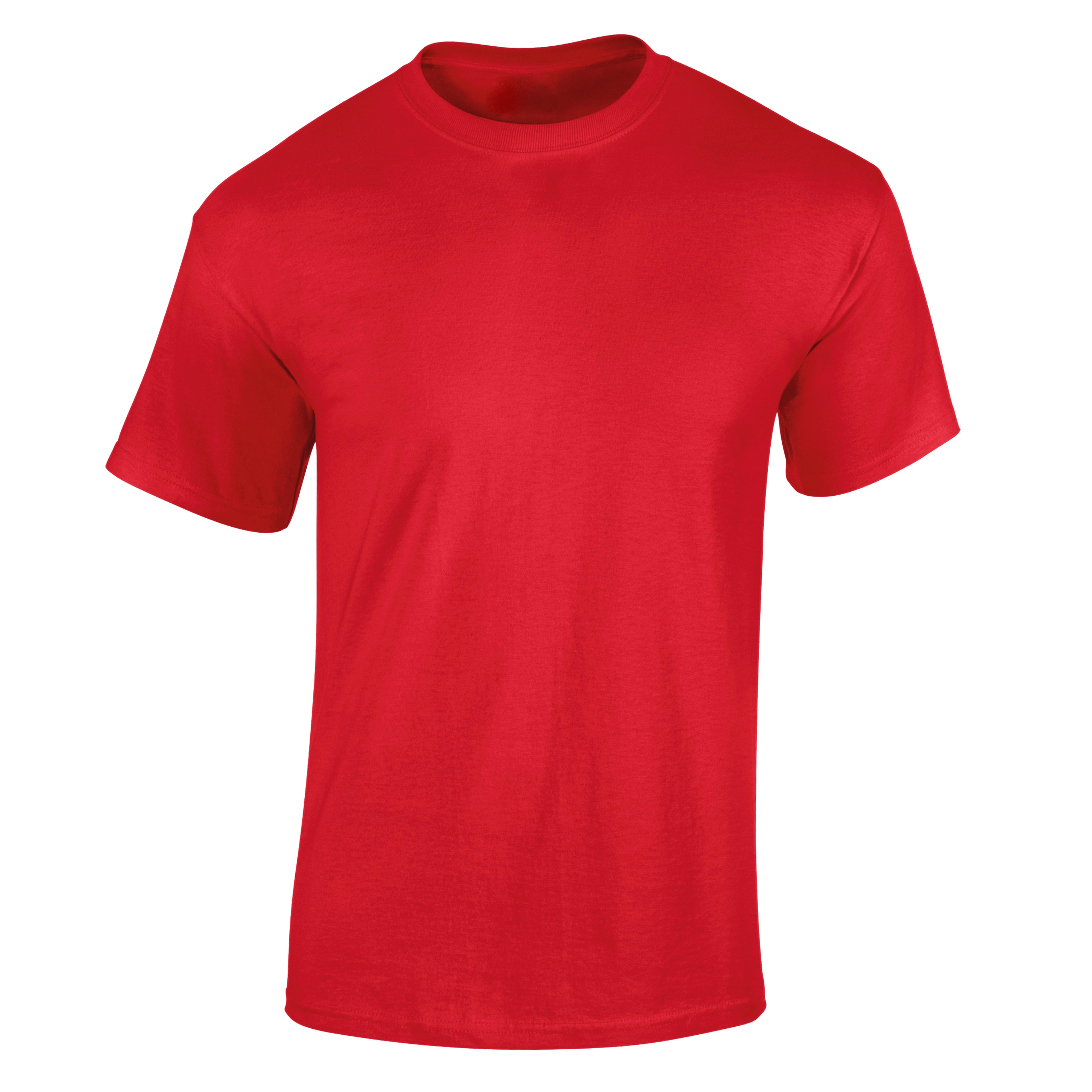 t-shirt-korte-mouw-heren-rood-voorkant