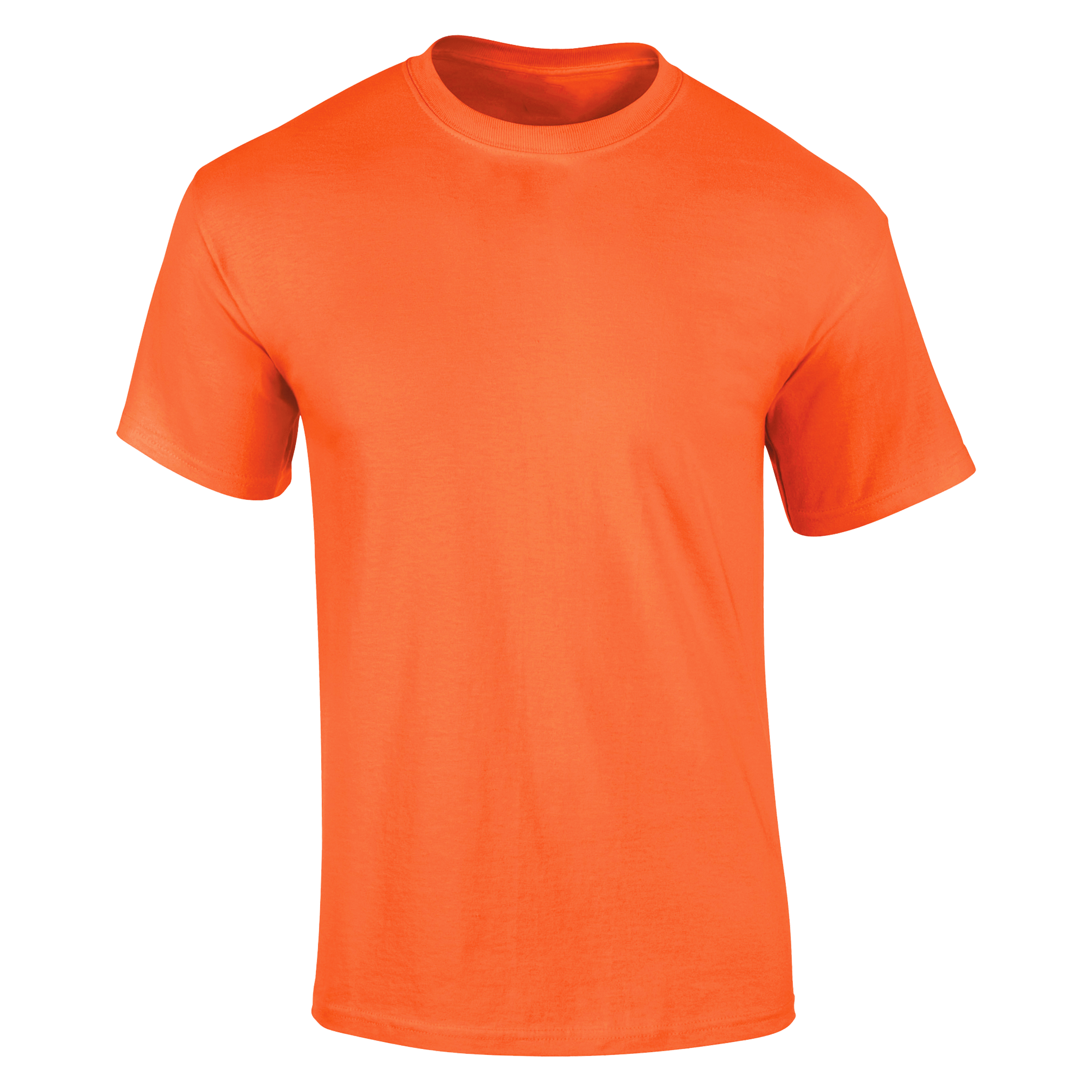 Short sleeve t shirt for men orange front