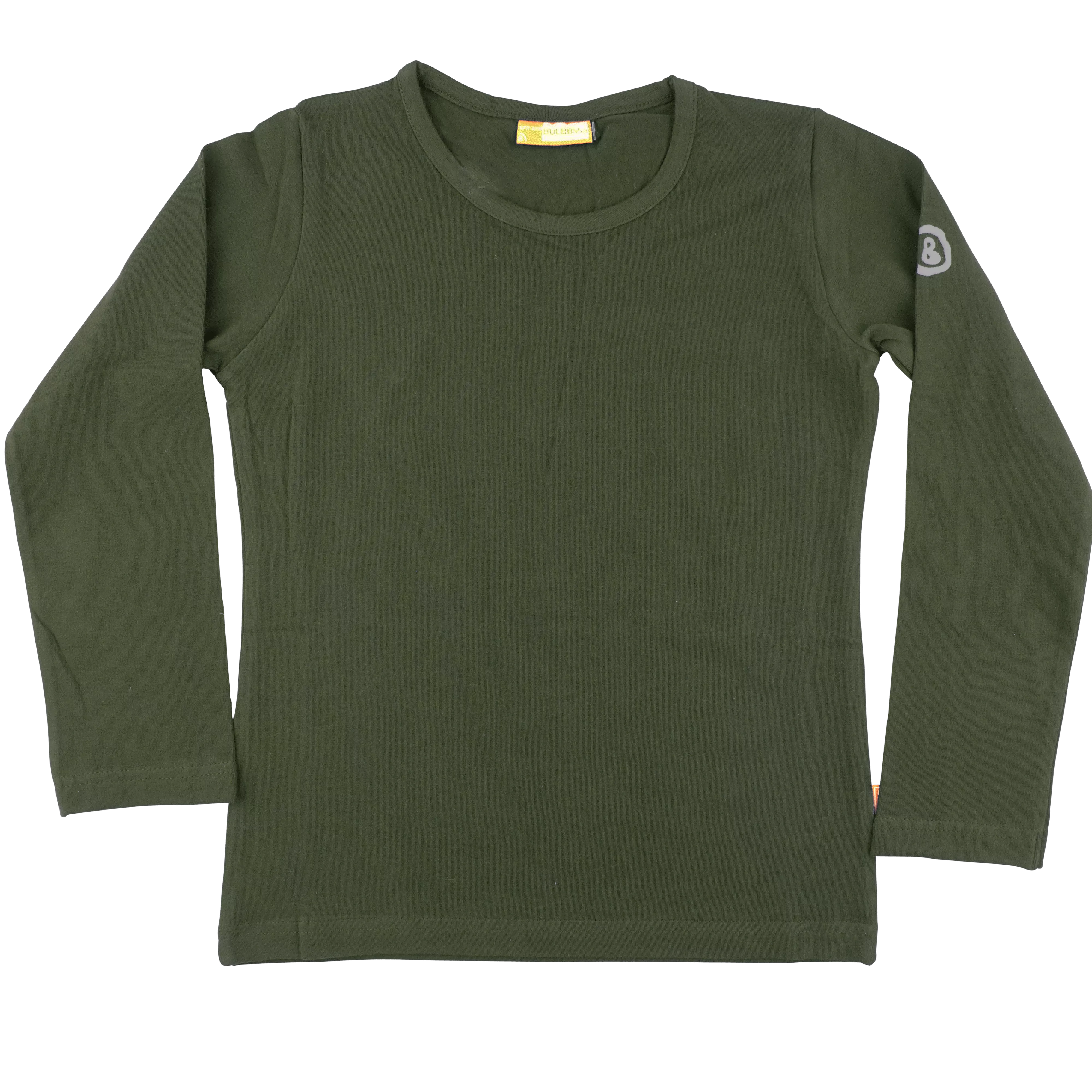 t-shirt-jongens-sale-leger-groen-voorkant-ri