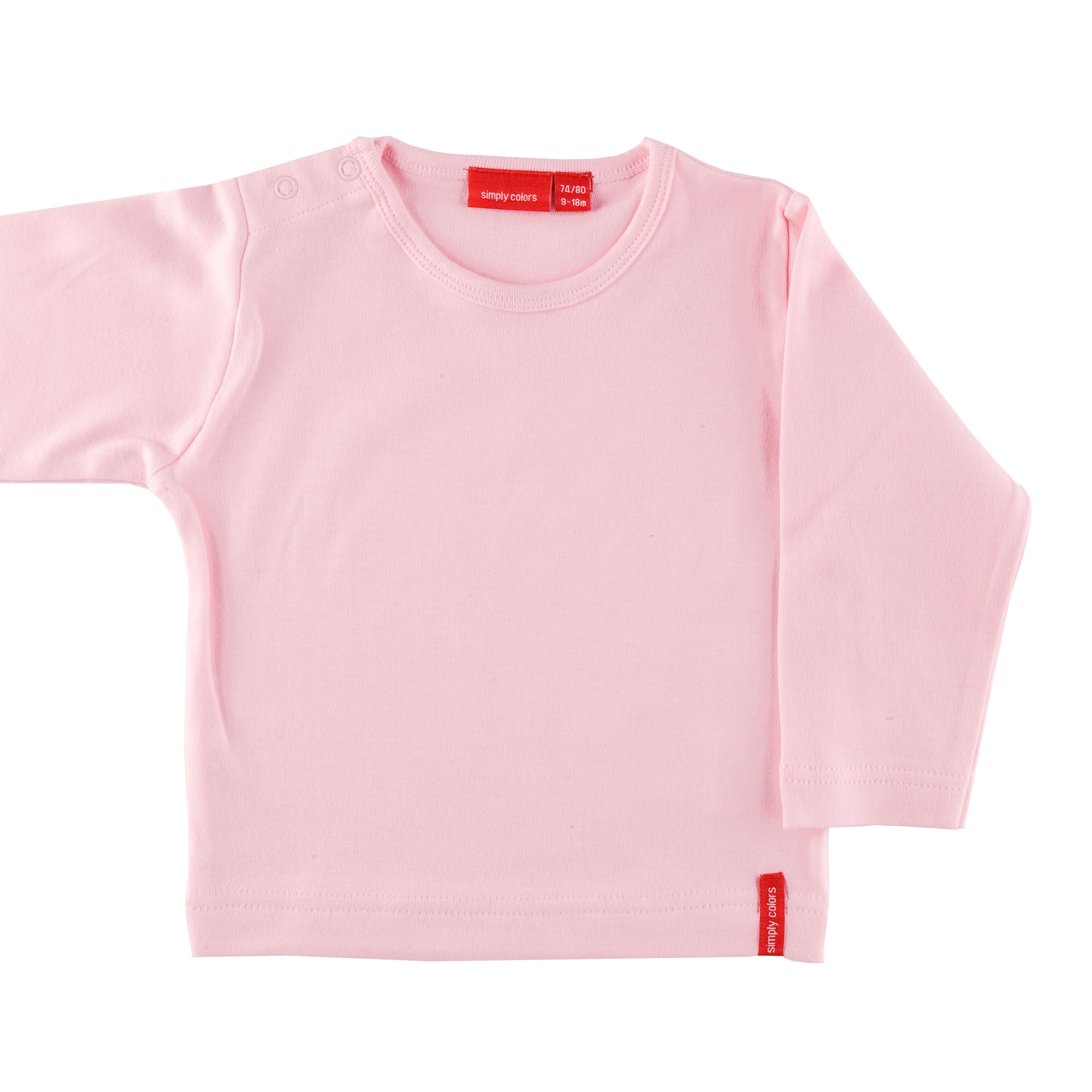t-shirt-kind-lange-mouw-small-licht-roze-voorkant