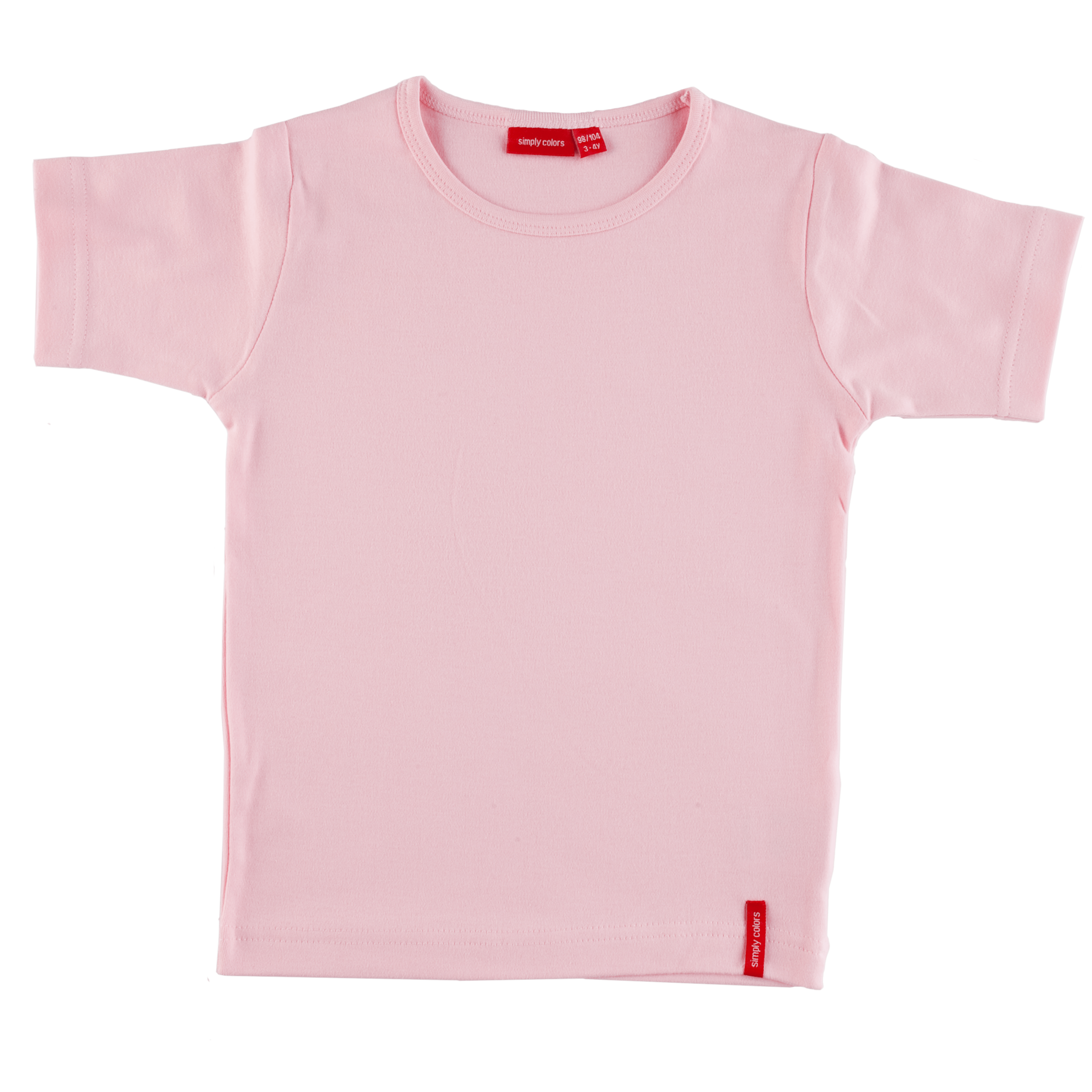 t-shirt-korte-mouw-groot-licht-roze-voorkant