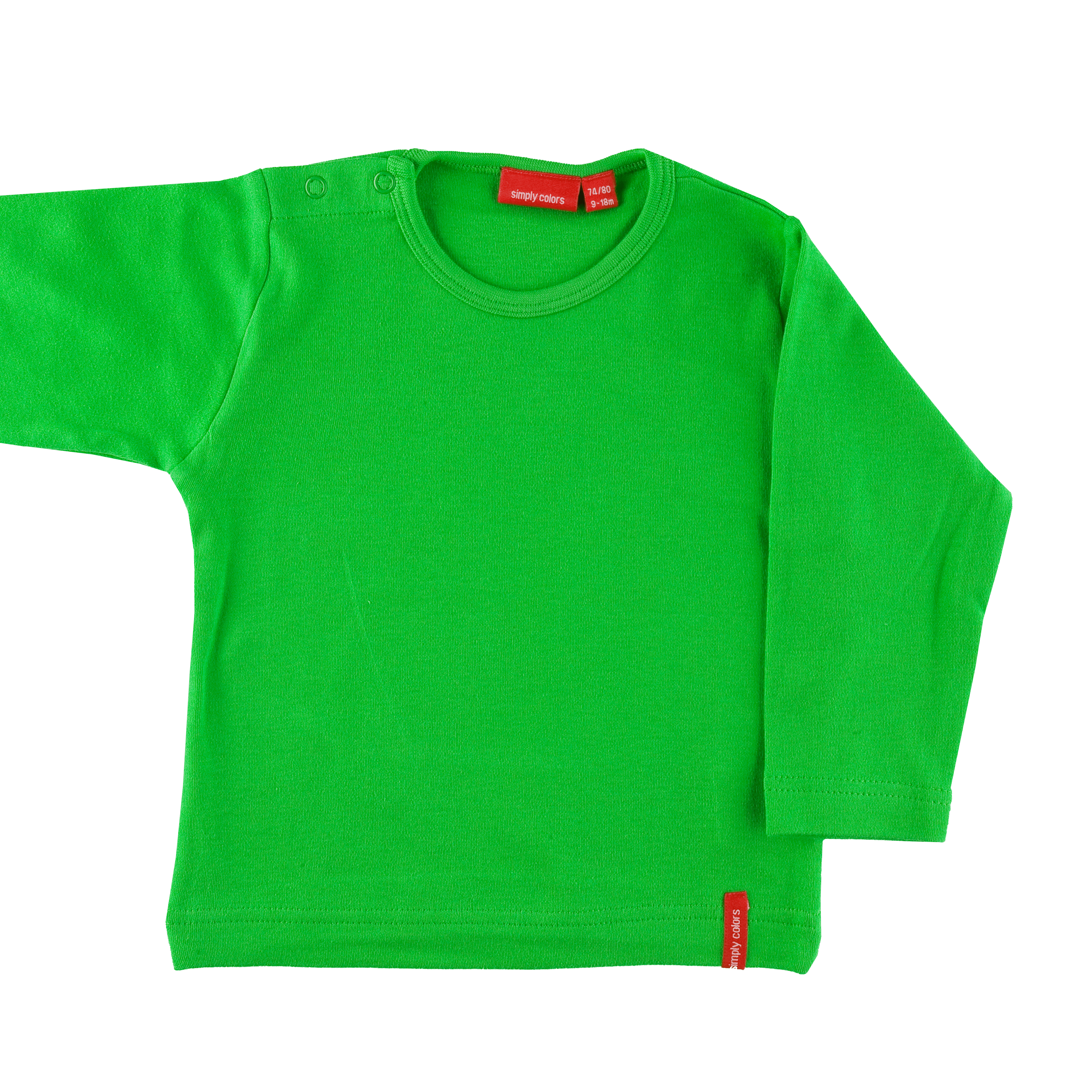t-shirt-kind-lange-mouw-small-groen-voorkant