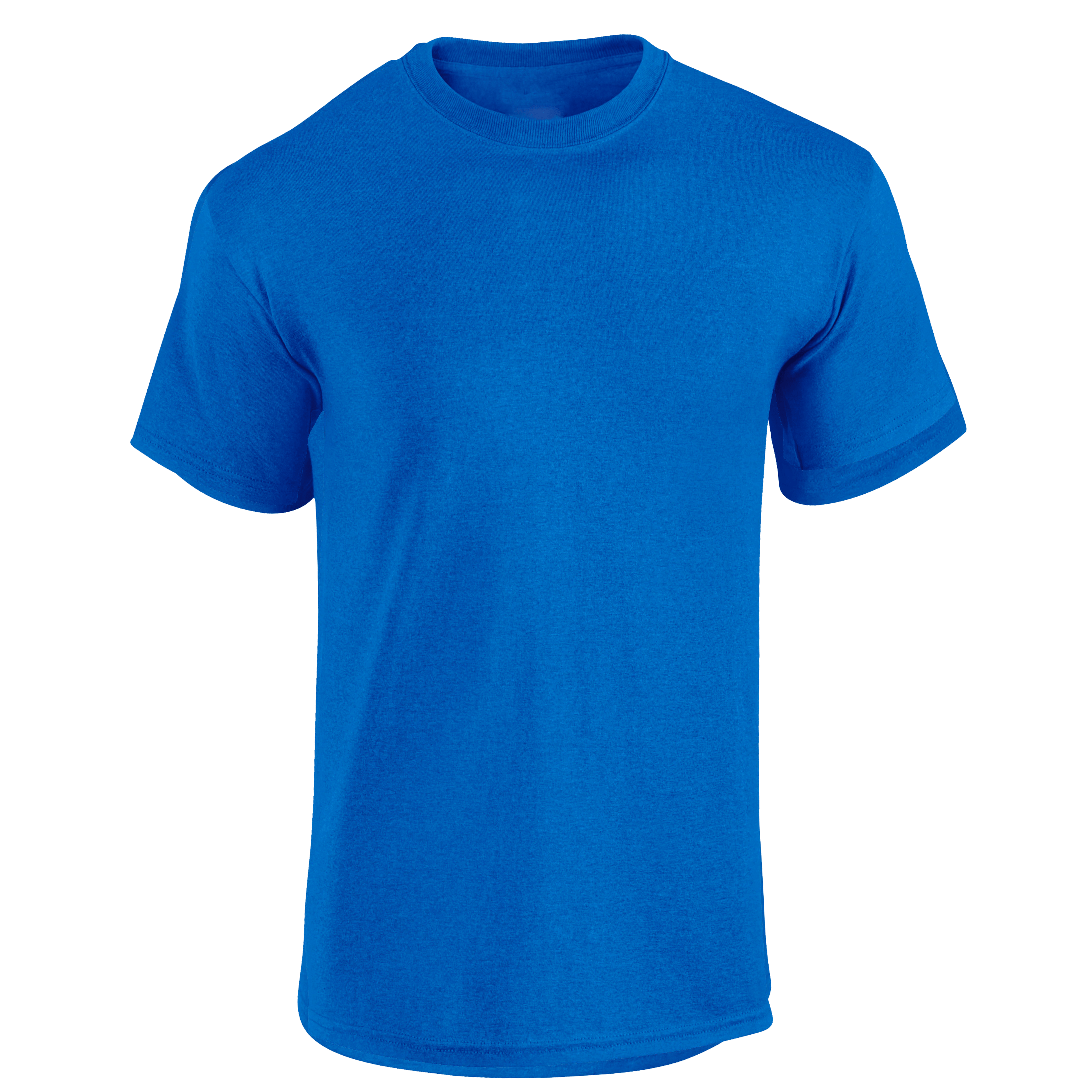 t-shirt-korte-mouw-heren-koninklijk-blauw-voorkant