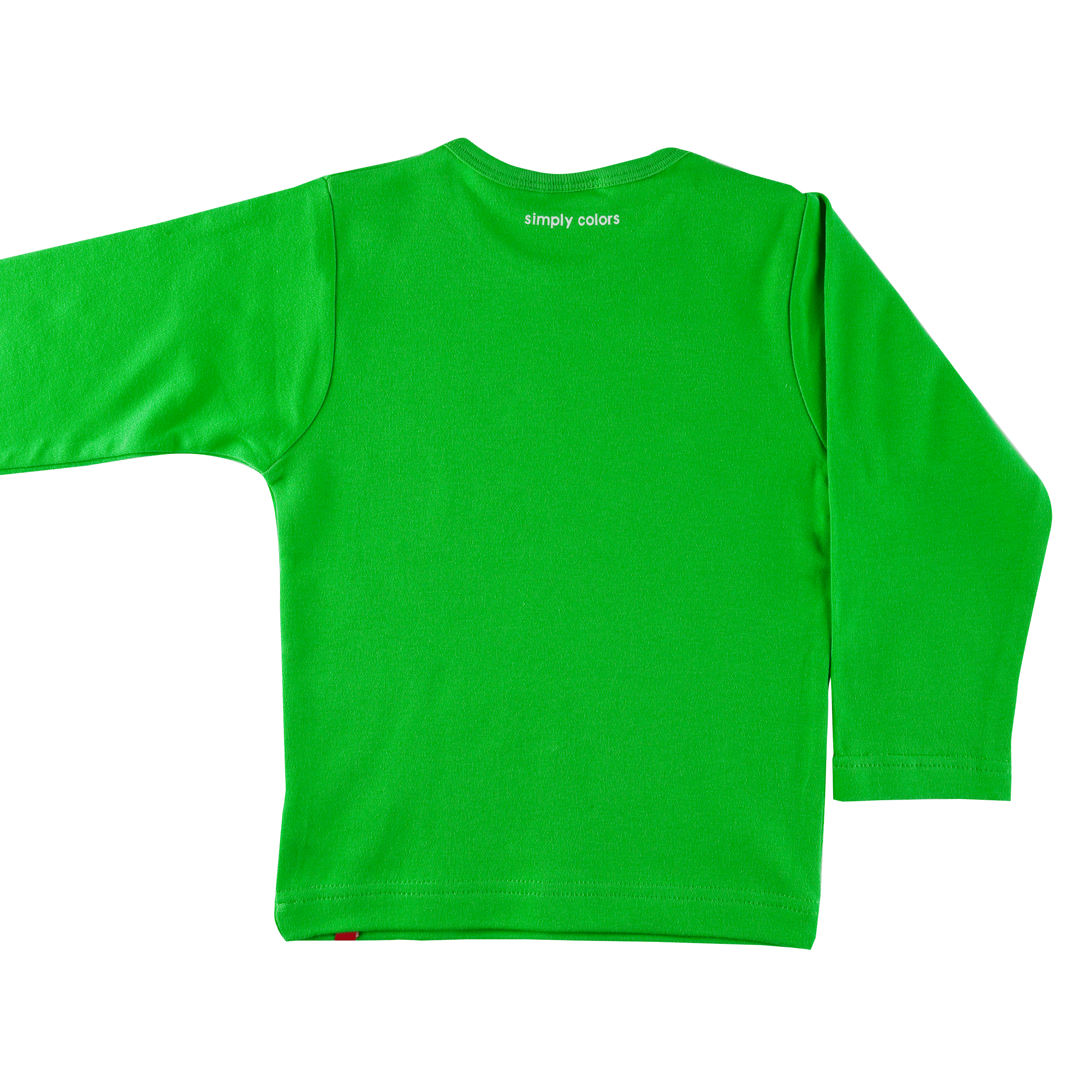 t-shirt-kind-lange-mouw-large-groen-achterkant