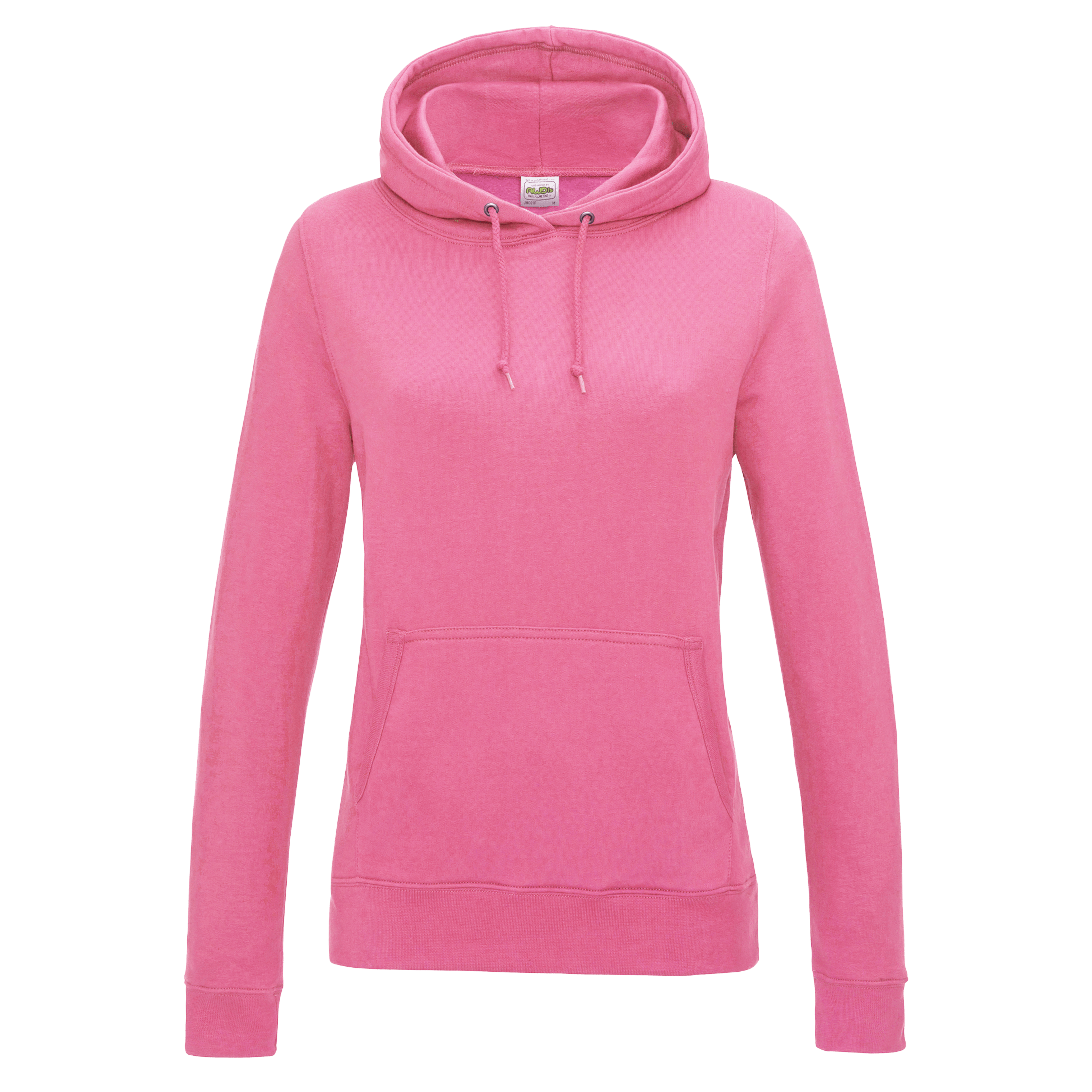 capuchonsweater-dames-licht-roze-voorkant