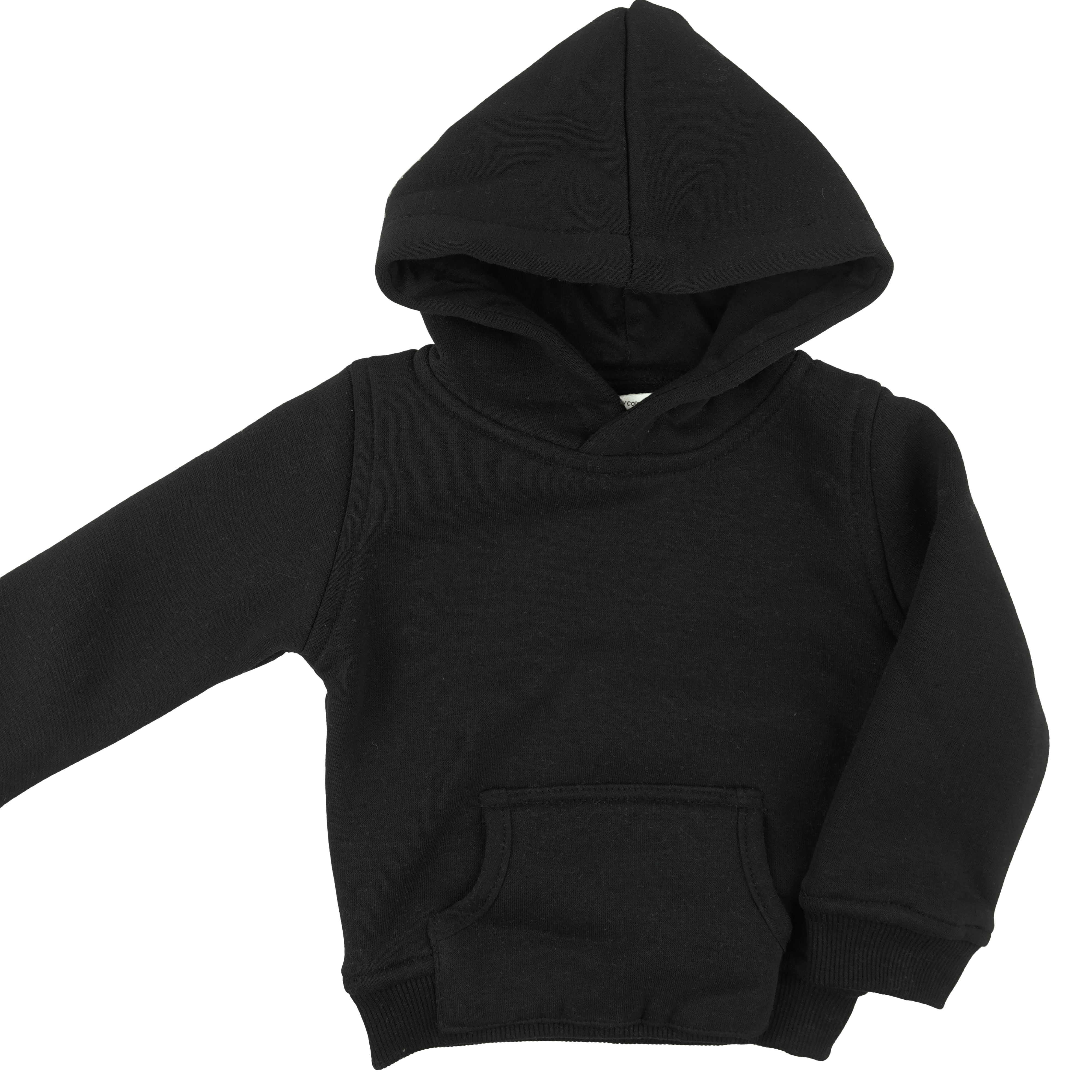 capuchonsweater-baby-zwart-voorkant