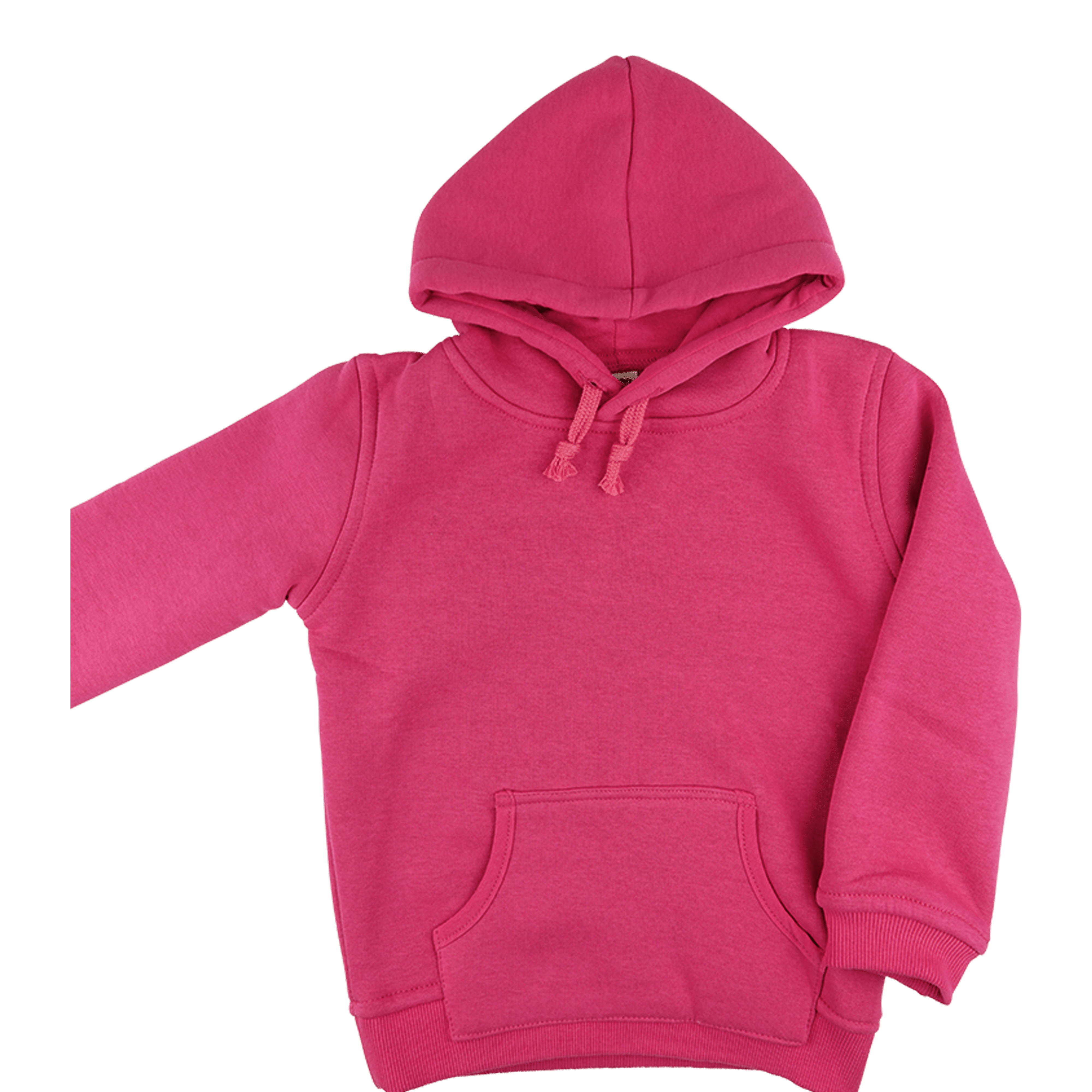 capuchonsweater-kind-fuchsia-voorkant